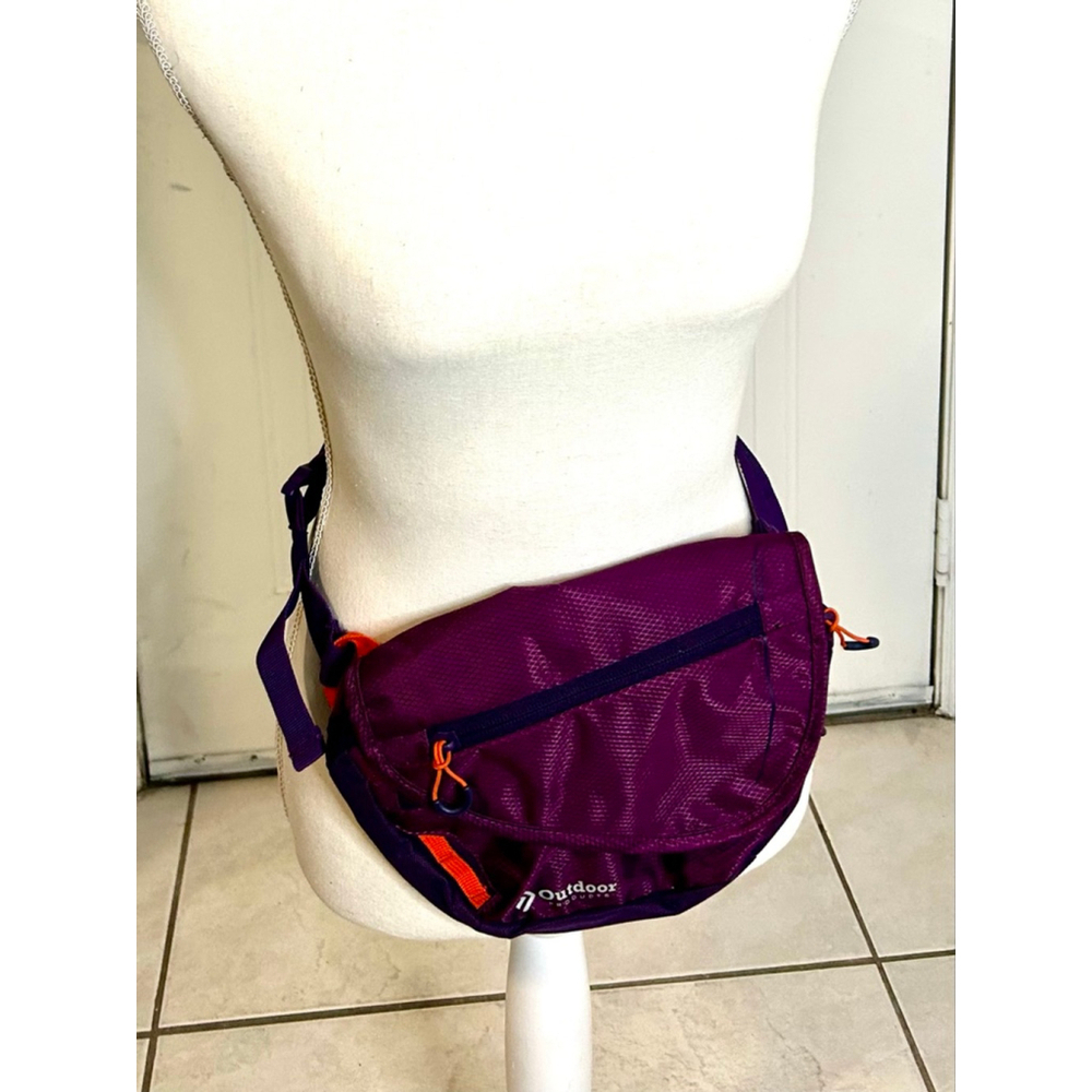 Outdoor Products Purple And Orange Fanny Pack Belt Pouch Waist Hiking Crossbody - Picture 7 of 8